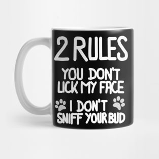 2 Rules for Cats Mug